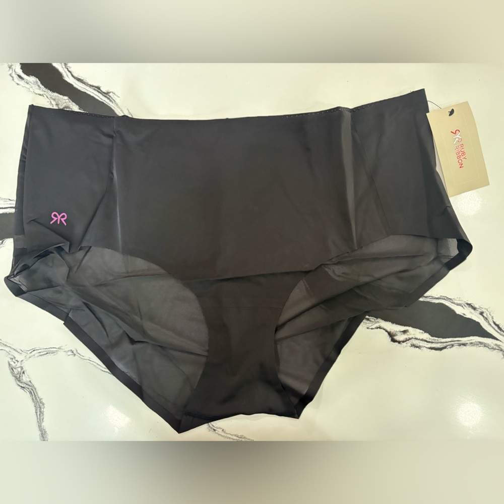 Ruby Ribbon Sculpting Brief in Black